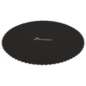 Trampoline Replacement Mat, Fits 12' Trampoline w/ 72 V-Hooks & 5.5" Springs (Spring & Frame not Included),  Black