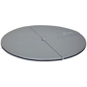 Pole Dance Mat, 2"T x 5'W Folding Pole Crash Mat for Home, Lightweight and Foldable, Gray