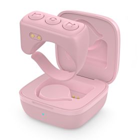 BT Remote Control For Cell Phone Page Turner Remote Fingertip Controller For TIK TOK Smart Clicker For Photos & Videos Chargeable Remote For Lazy (Color: Pink)