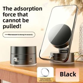 Vacuum Magnetic Bracket -360 Degree Rotation, Multi-scene Application, Easy Adsorption, Car, Home, Office Must-have (Color: Black)